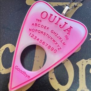 🔥5for $30🔥Planchette Necklace - Pink Tie Dye